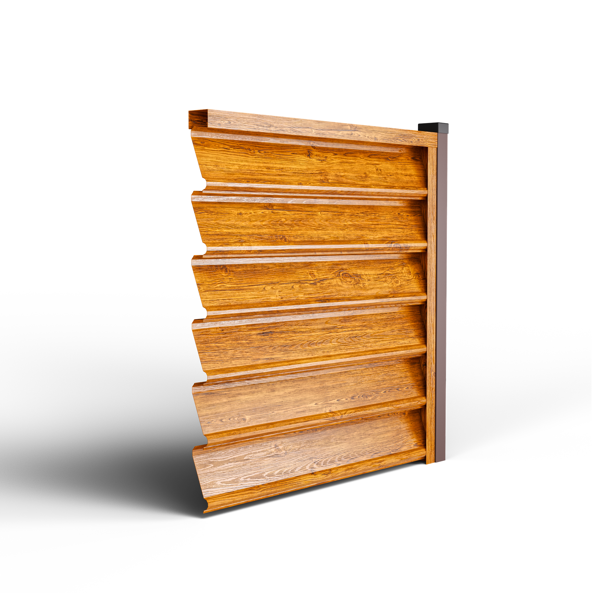Louver Hek Gamma | Eikenhout Gestreept