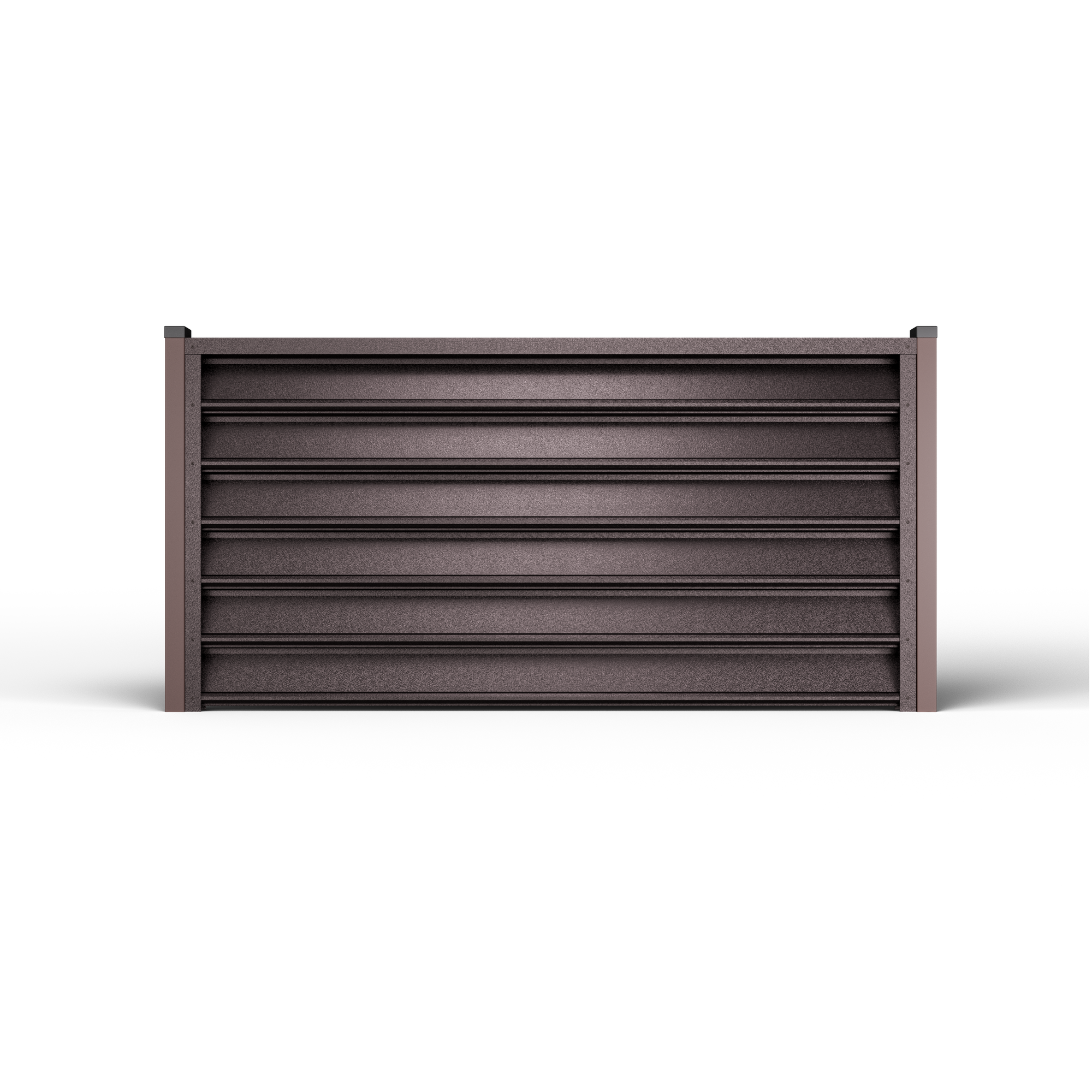 Louver Hek Gamma | Cederbruin