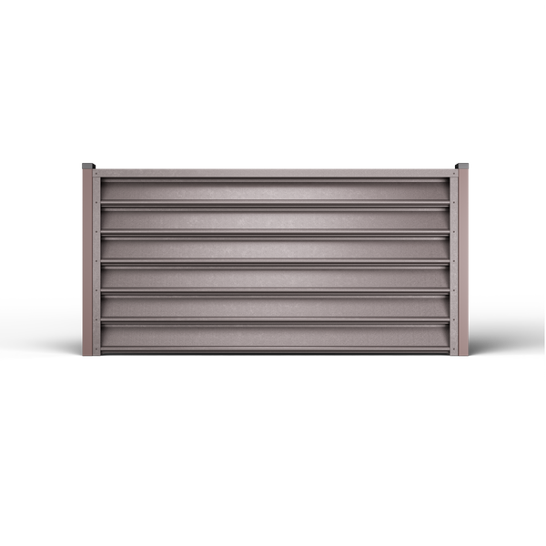 Gamma Louver Fence | Espresso Brown