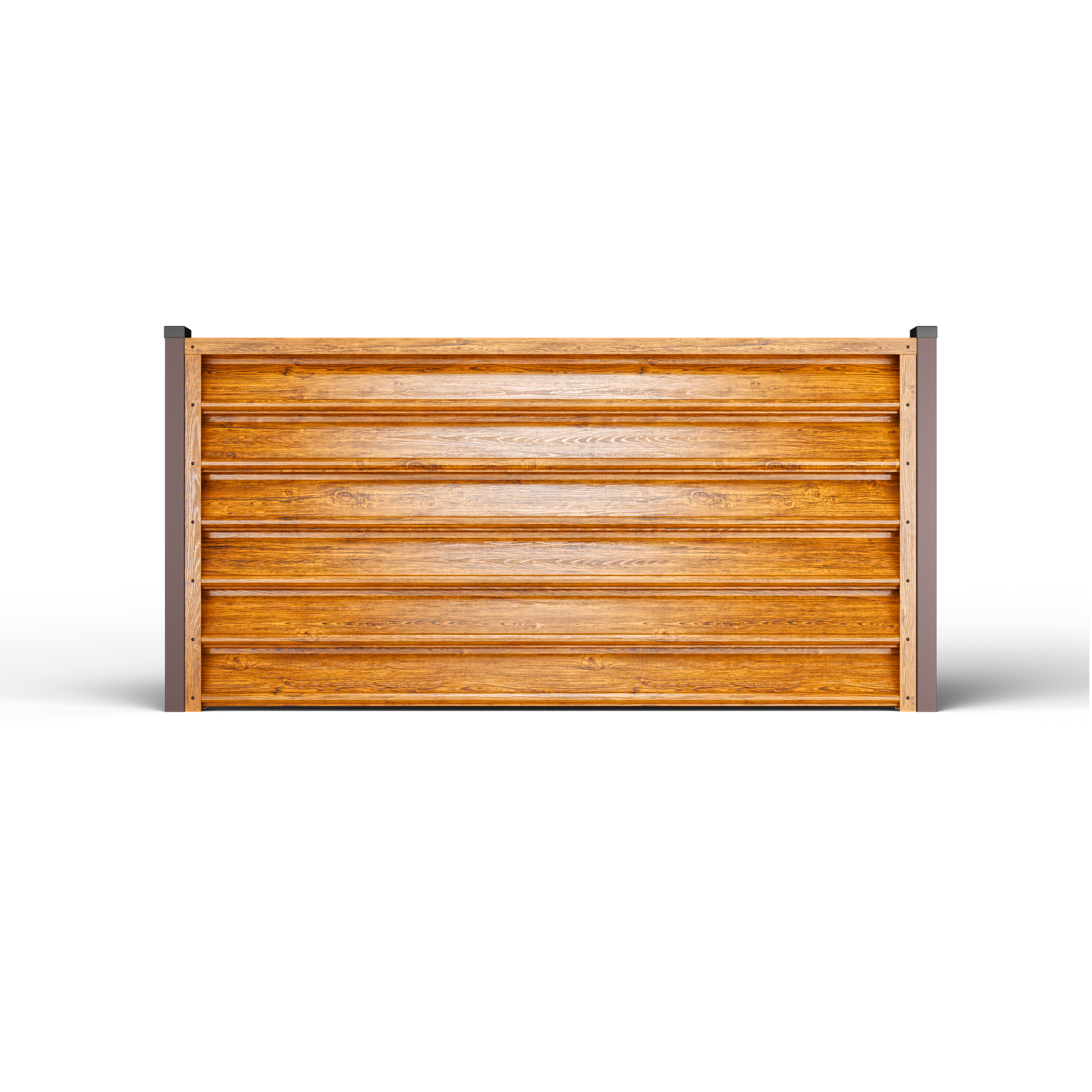 Louver Hek Gamma | Eikenhout Gestreept