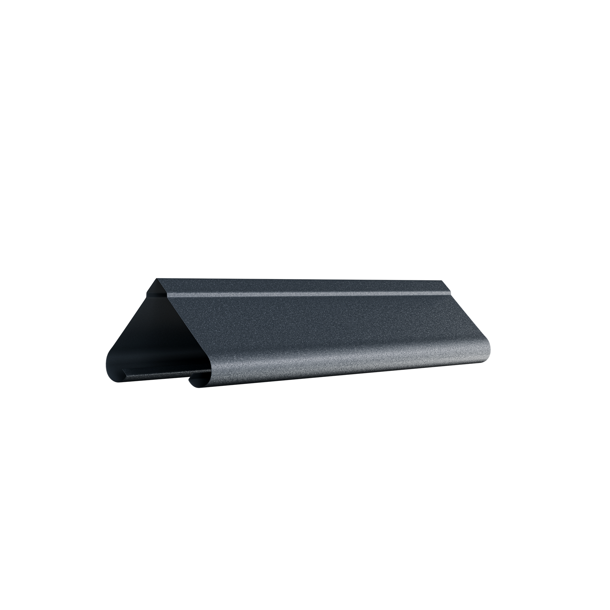 Pyramid Louver Fence | Atlantic Gray RAL 7016
