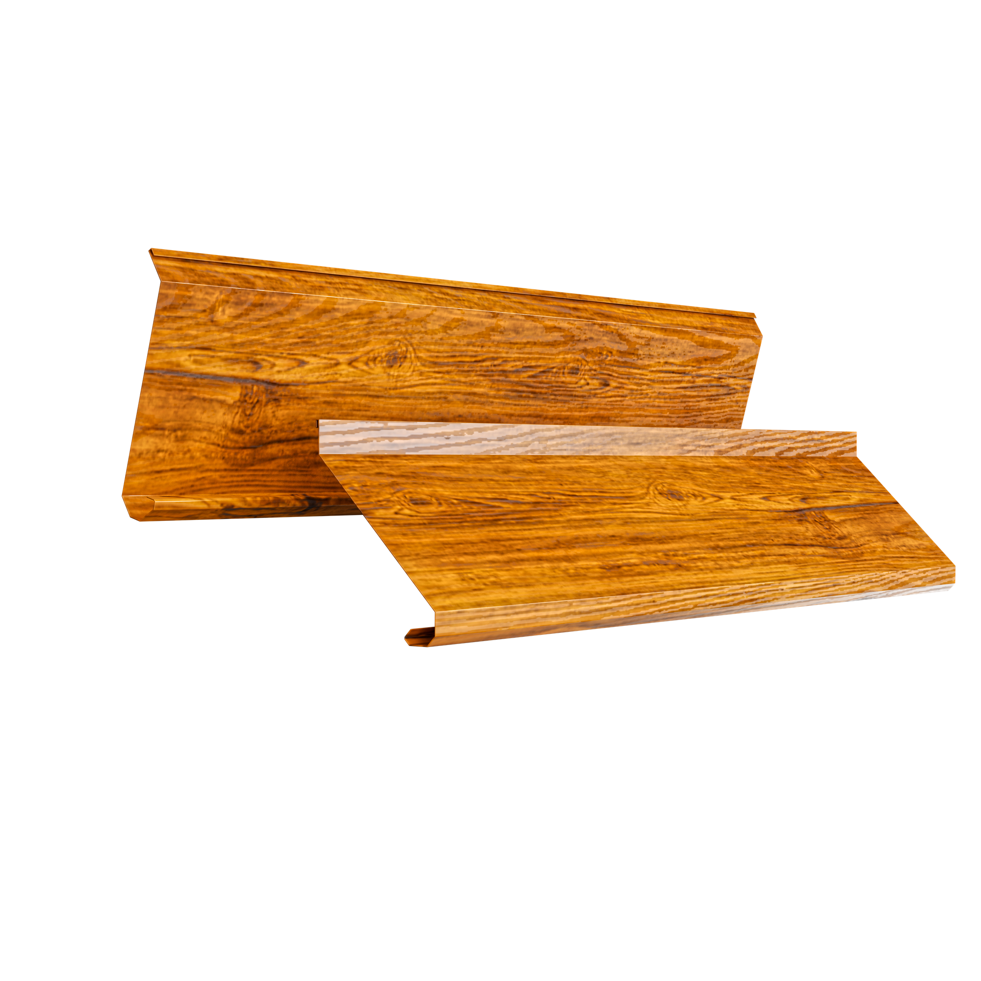 Louver Fence Sigma | Double Striated Oak