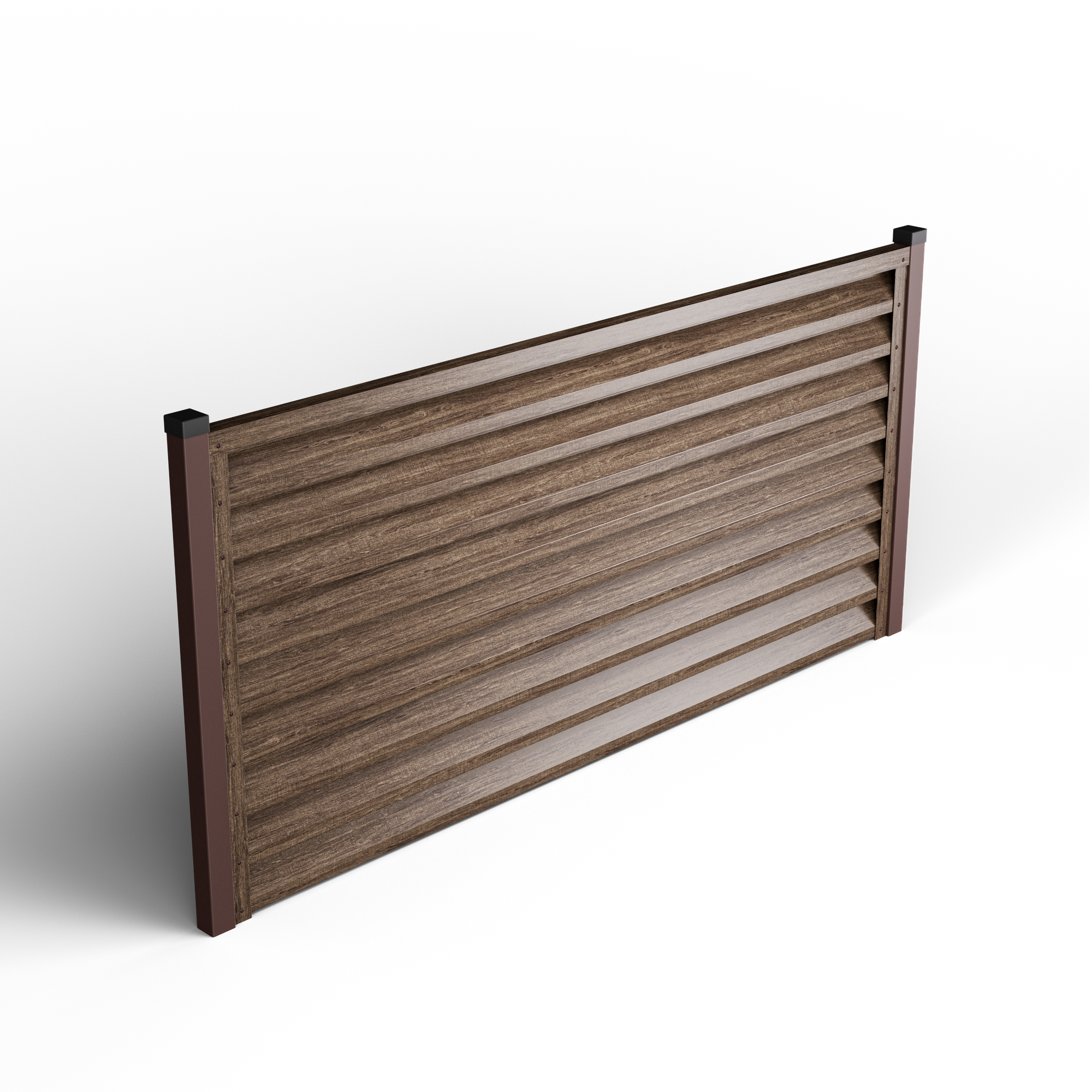 Atlas Louver Fence | Double Birch