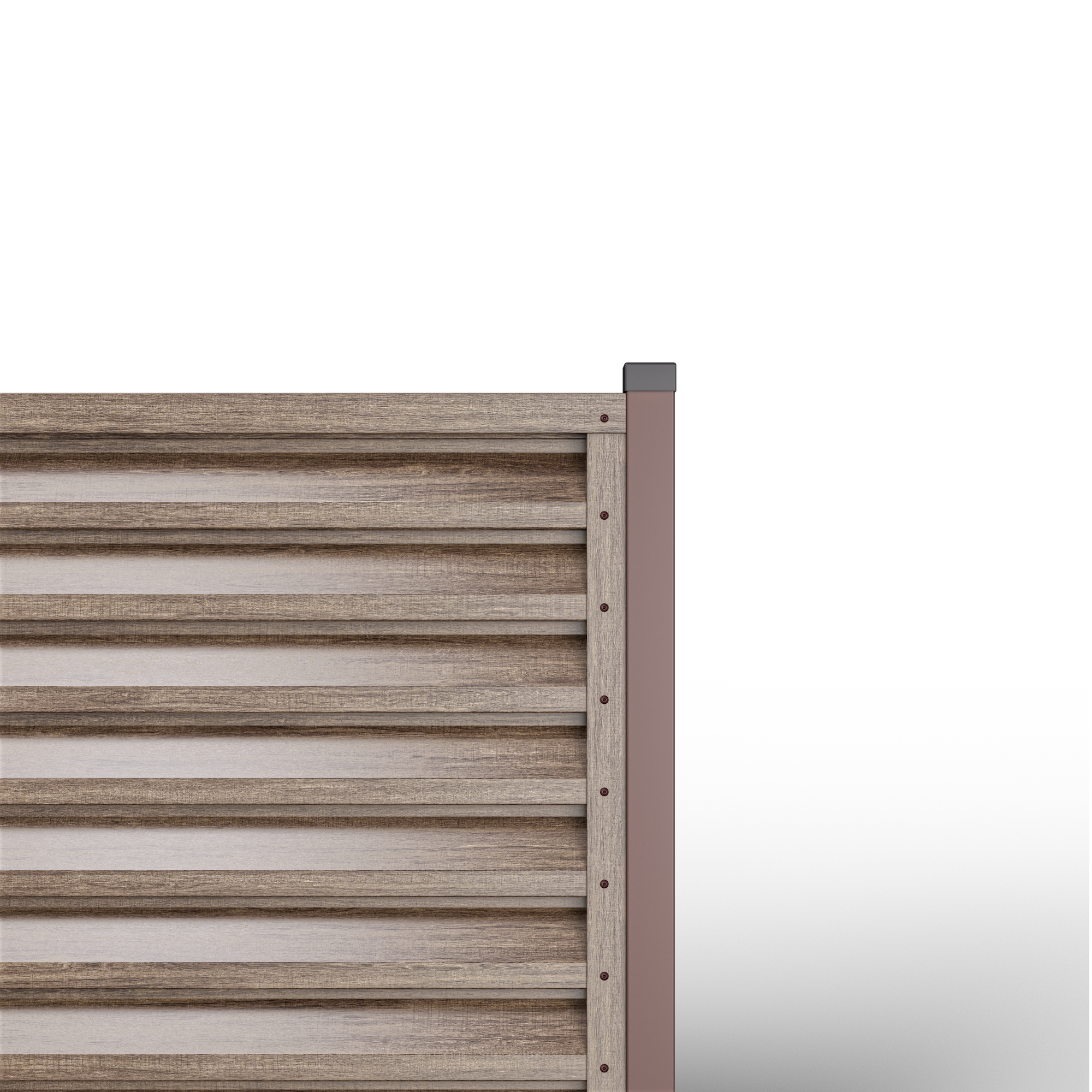 Atlas Louver Fence | Double Birch